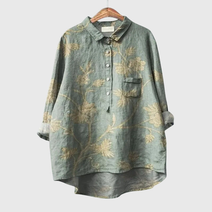 Elly | Elegant Floral Blouse