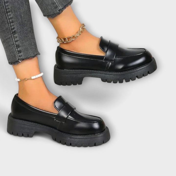 Helena | Orthopaedic Chunky Loafers with Lug Sole