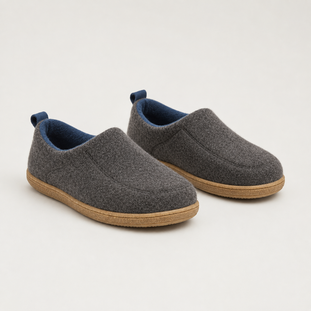Unisex Orthopaedic Slippers | Warm Fleece Lined Supportive House Shoes