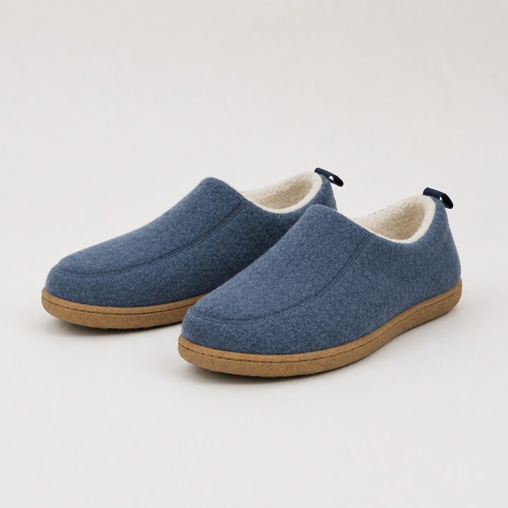 Unisex Orthopaedic Slippers | Warm Fleece Lined Supportive House Shoes