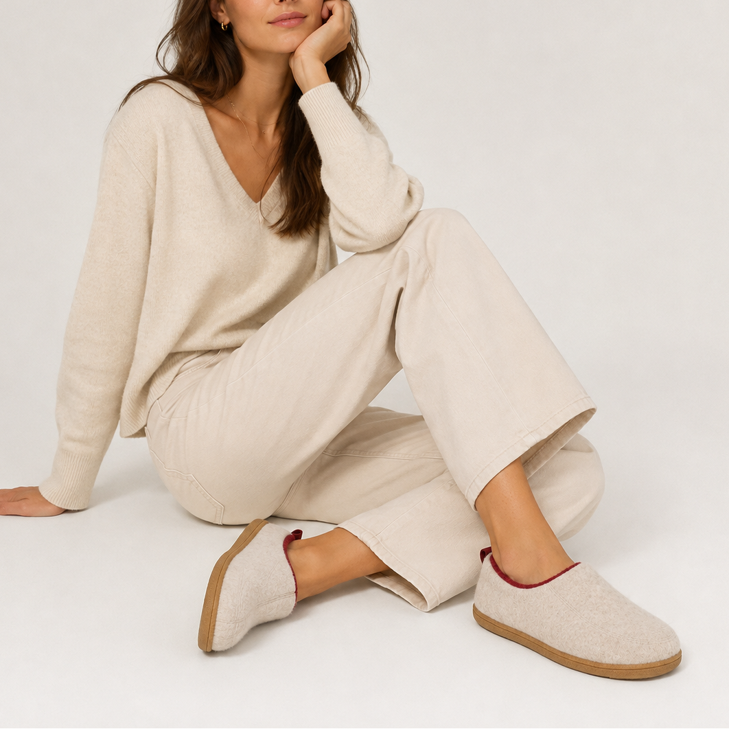Unisex Orthopaedic Slippers | Warm Fleece Lined Supportive House Shoes