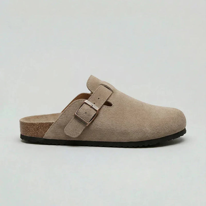 Riley | Unisex Suede Slip-On Clogs