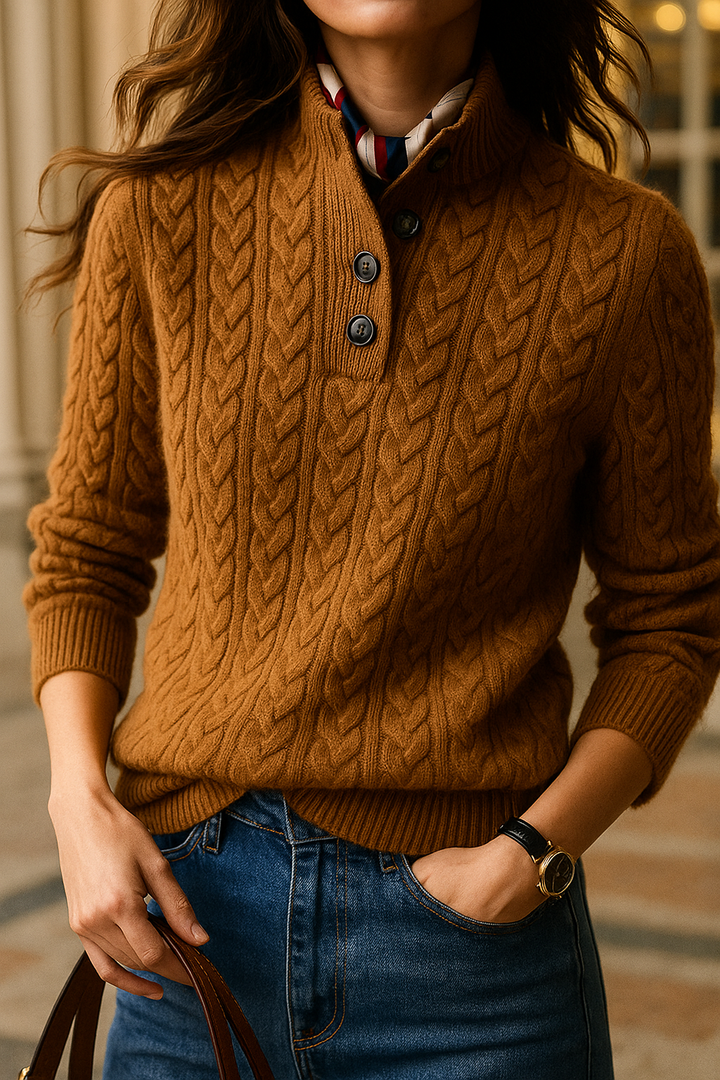 Zoey | Women’s Cosy Cashmere Cable Knit Jumper