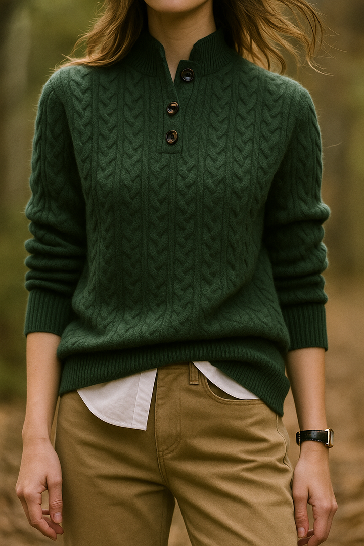 Zoey | Women’s Cosy Cashmere Cable Knit Jumper
