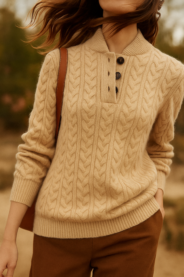 Zoey | Women’s Cosy Cashmere Cable Knit Jumper