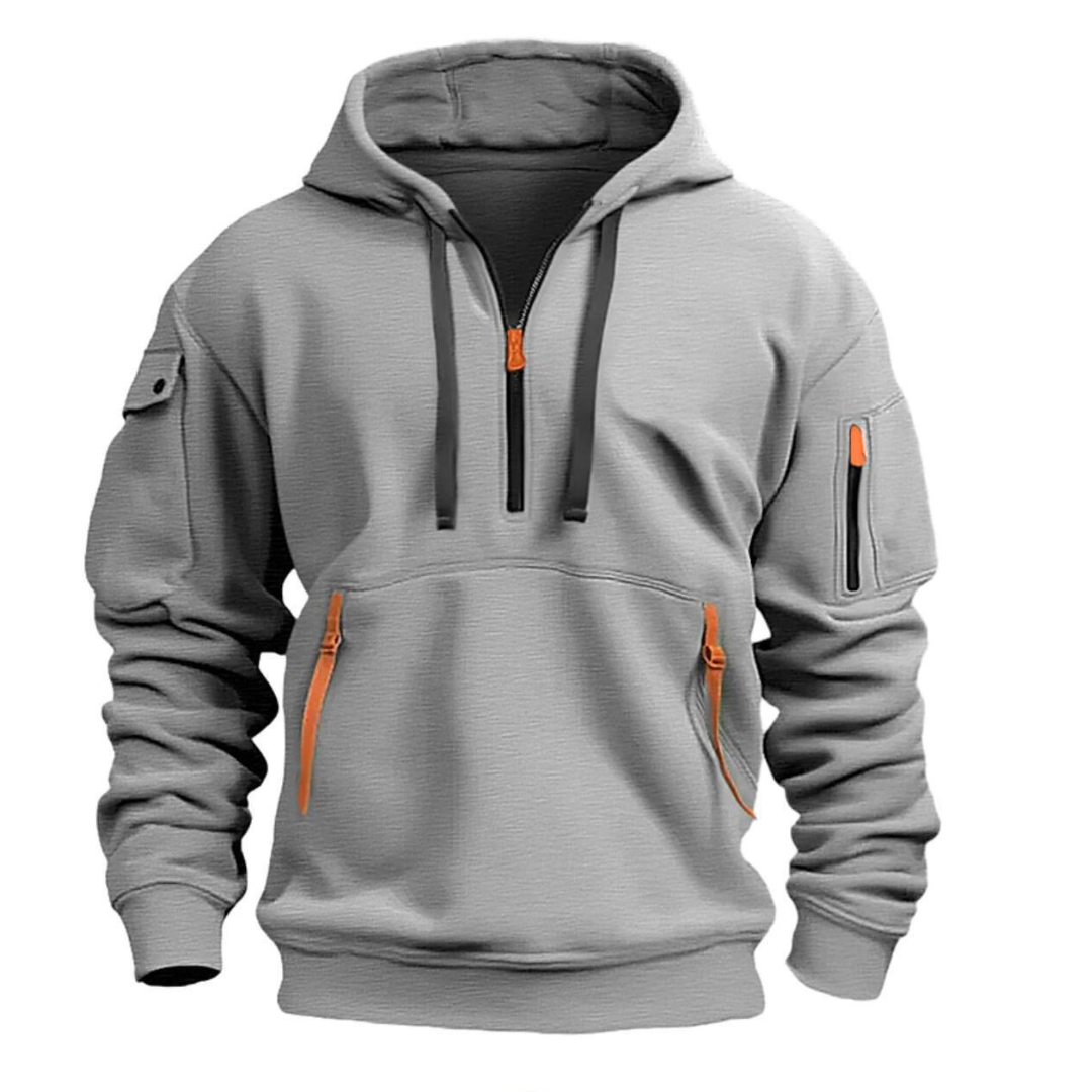 James | Casual Men's Zip-Up Hoodie With Practical Front Pockets