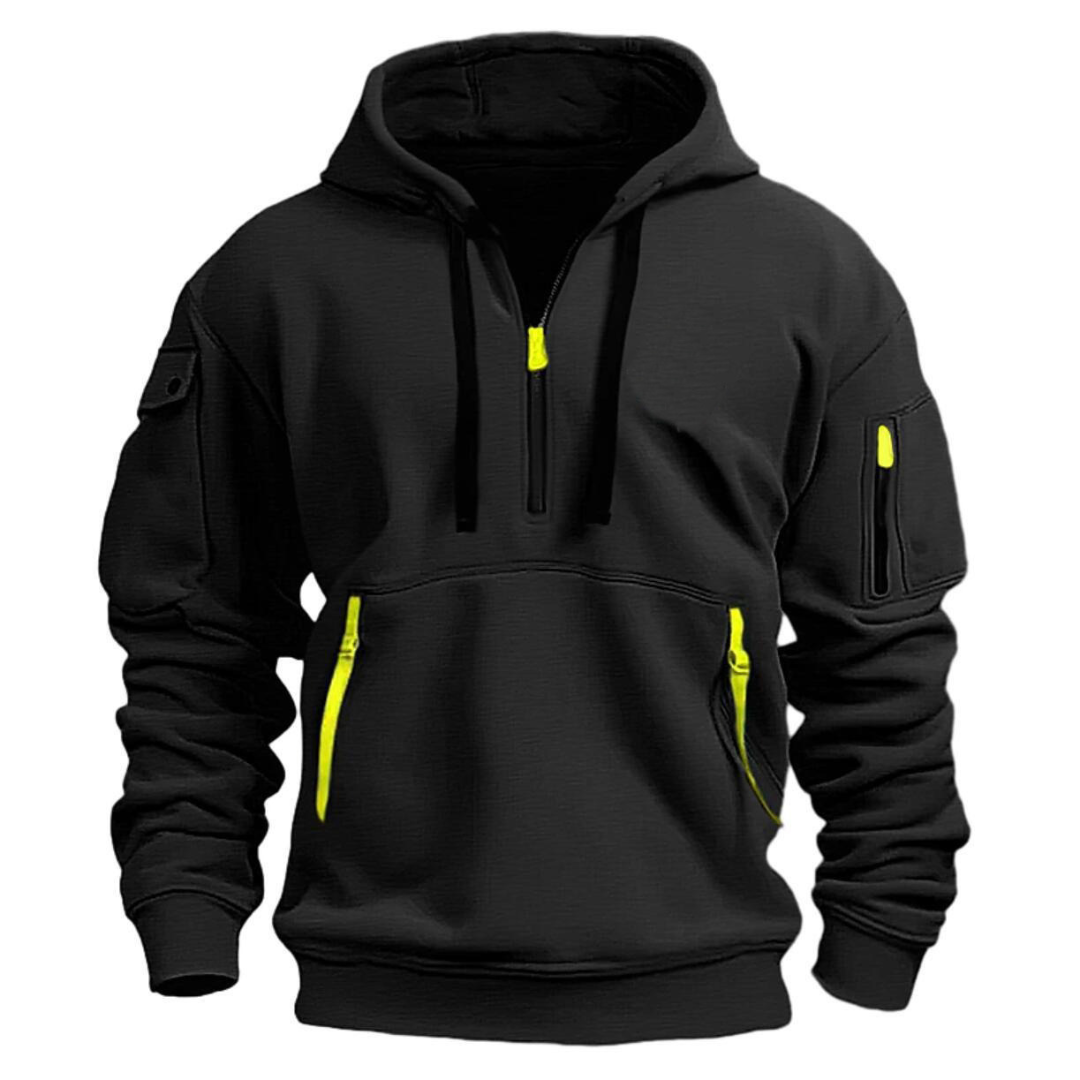 James | Casual Men's Zip-Up Hoodie With Practical Front Pockets