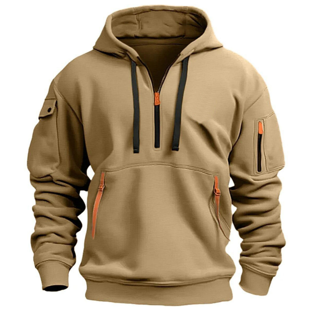 James | Casual Men's Zip-Up Hoodie With Practical Front Pockets