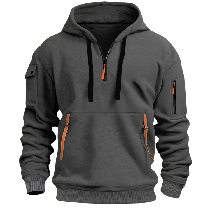 James | Casual Men's Zip-Up Hoodie With Practical Front Pockets