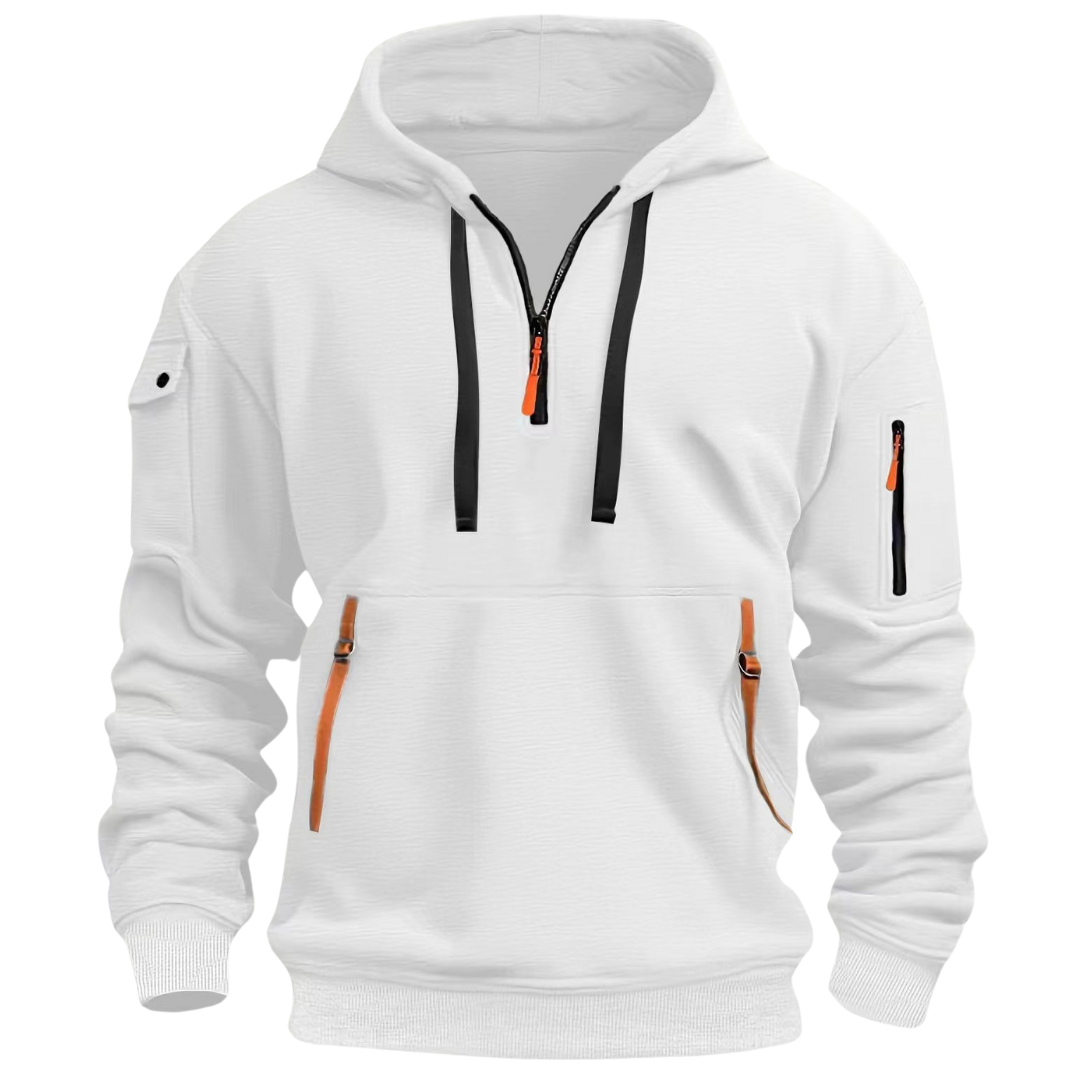 James | Casual Men's Zip-Up Hoodie With Practical Front Pockets