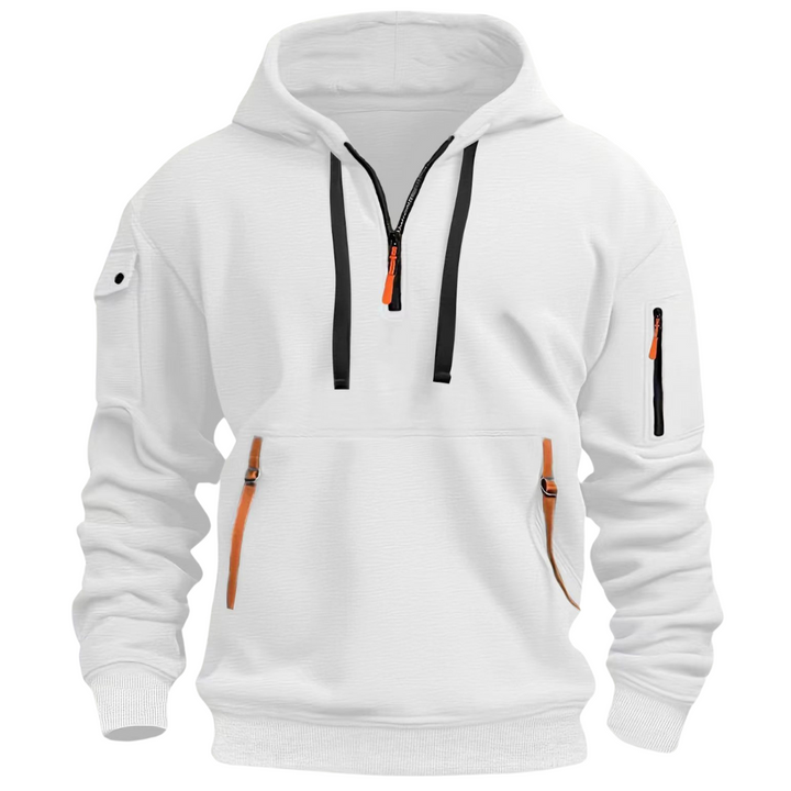 James | Casual Men's Zip-Up Hoodie With Practical Front Pockets