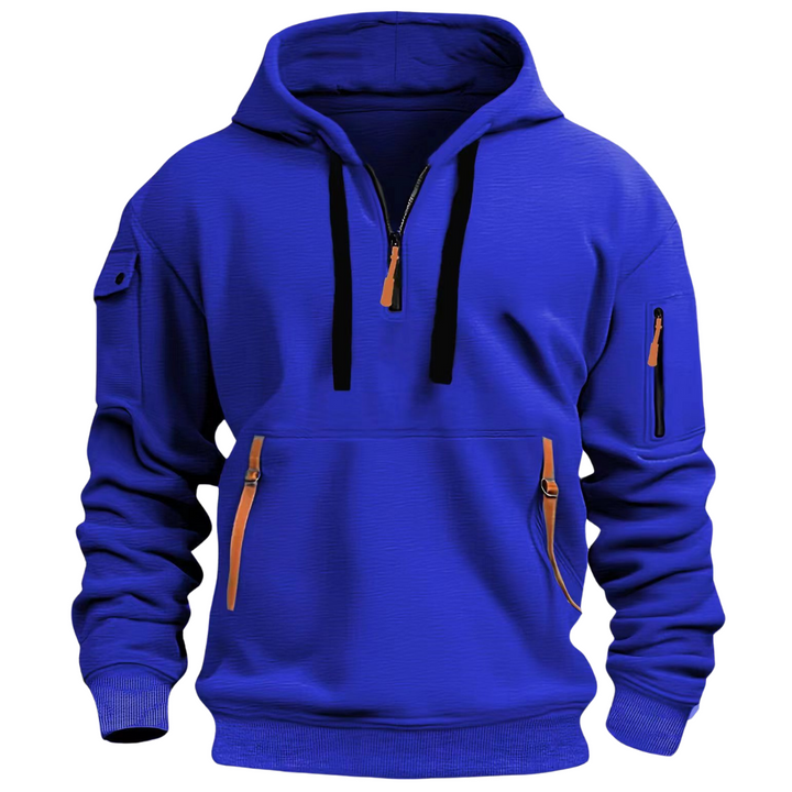 James | Casual Men's Zip-Up Hoodie With Practical Front Pockets