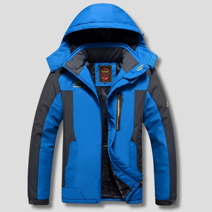 Julio | Men's Hooded Winter Jacket with Water-Resistant Shell