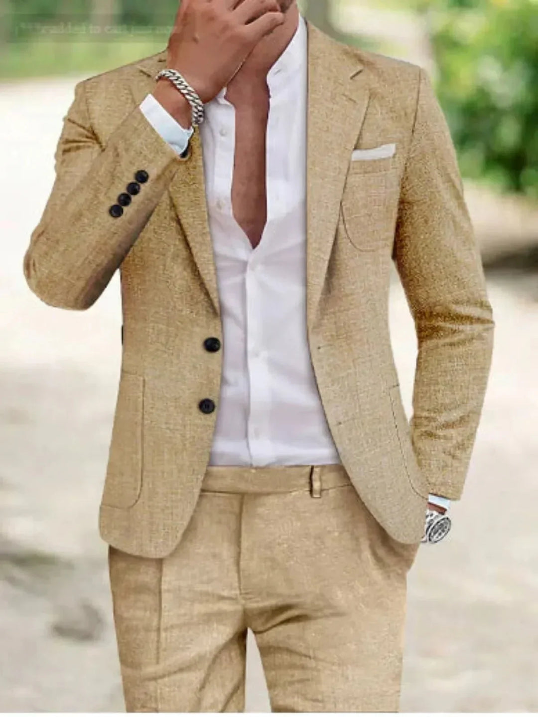 Ethan | Men’s Classic Two-Button Wedding Suit Set
