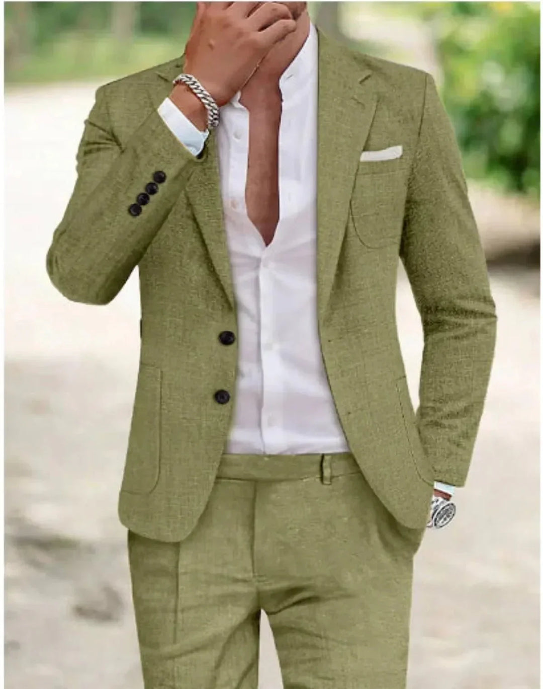 Ethan | Men’s Classic Two-Button Wedding Suit Set