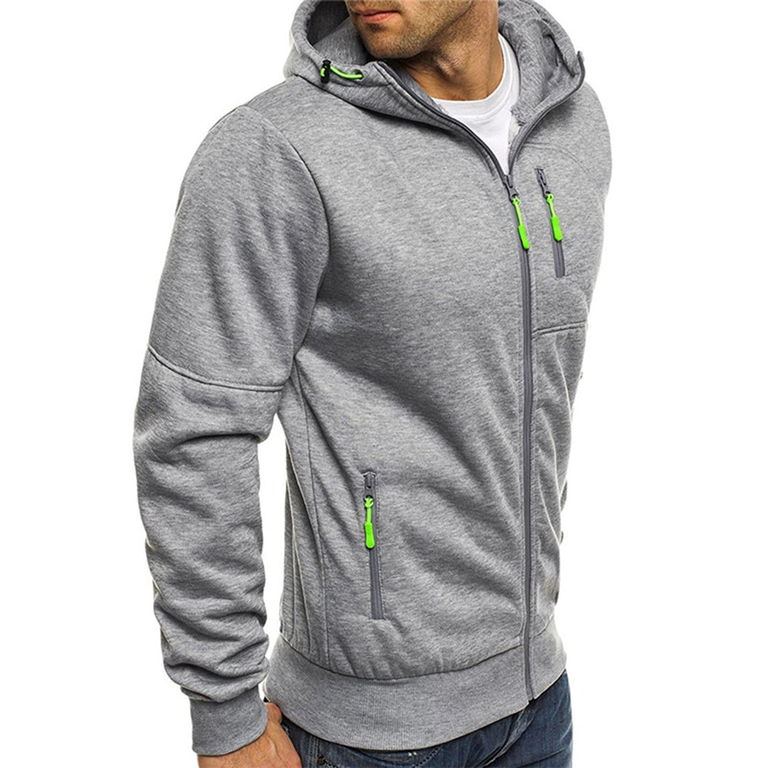 Georg | Casual men’s hoodie with a zip