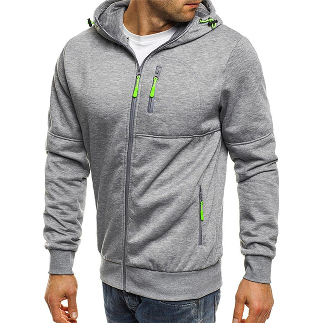Georg | Casual men’s hoodie with a zip