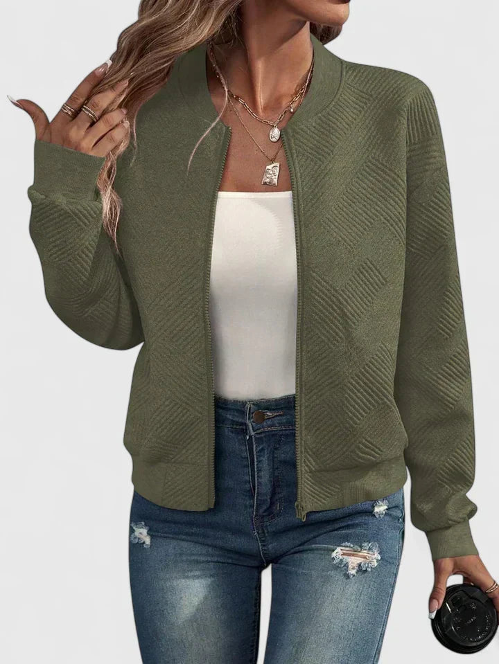 Vivienne | Elegant Bomber Jacket