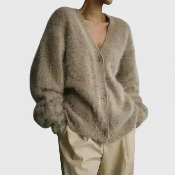Lucia | Women's Comfort Cashmere Cardigan