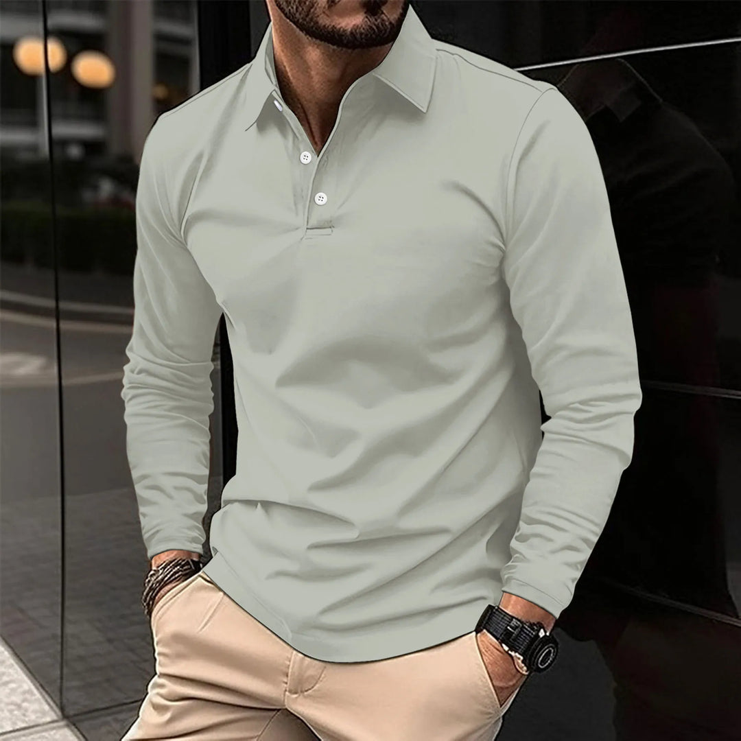 Jayson | Classic long-sleeved polo shirt