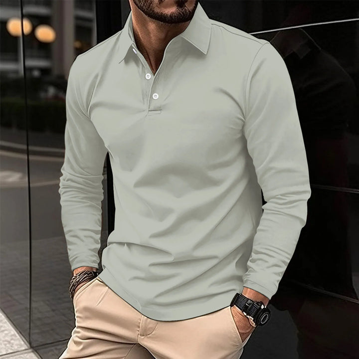 Jayson | Classic long-sleeved polo shirt