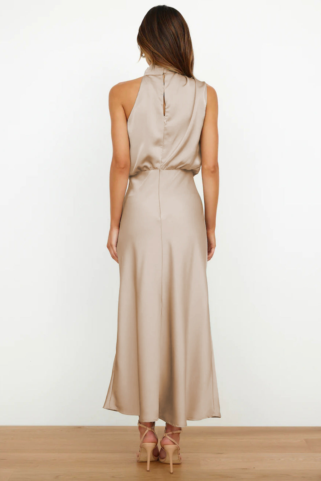 Doris | Women's Chic Halter-Neck Wedding Guest Dress