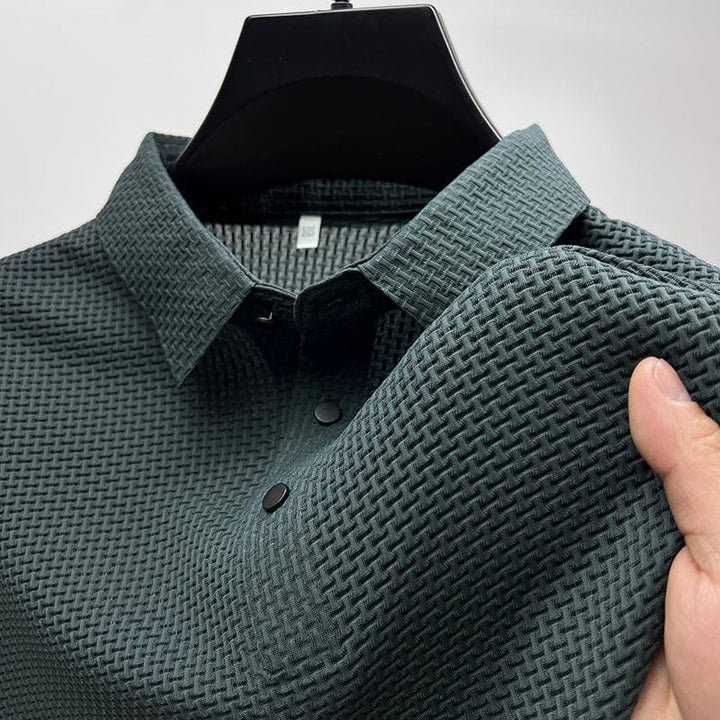 Jeff | Men's Silk Polo Shirt