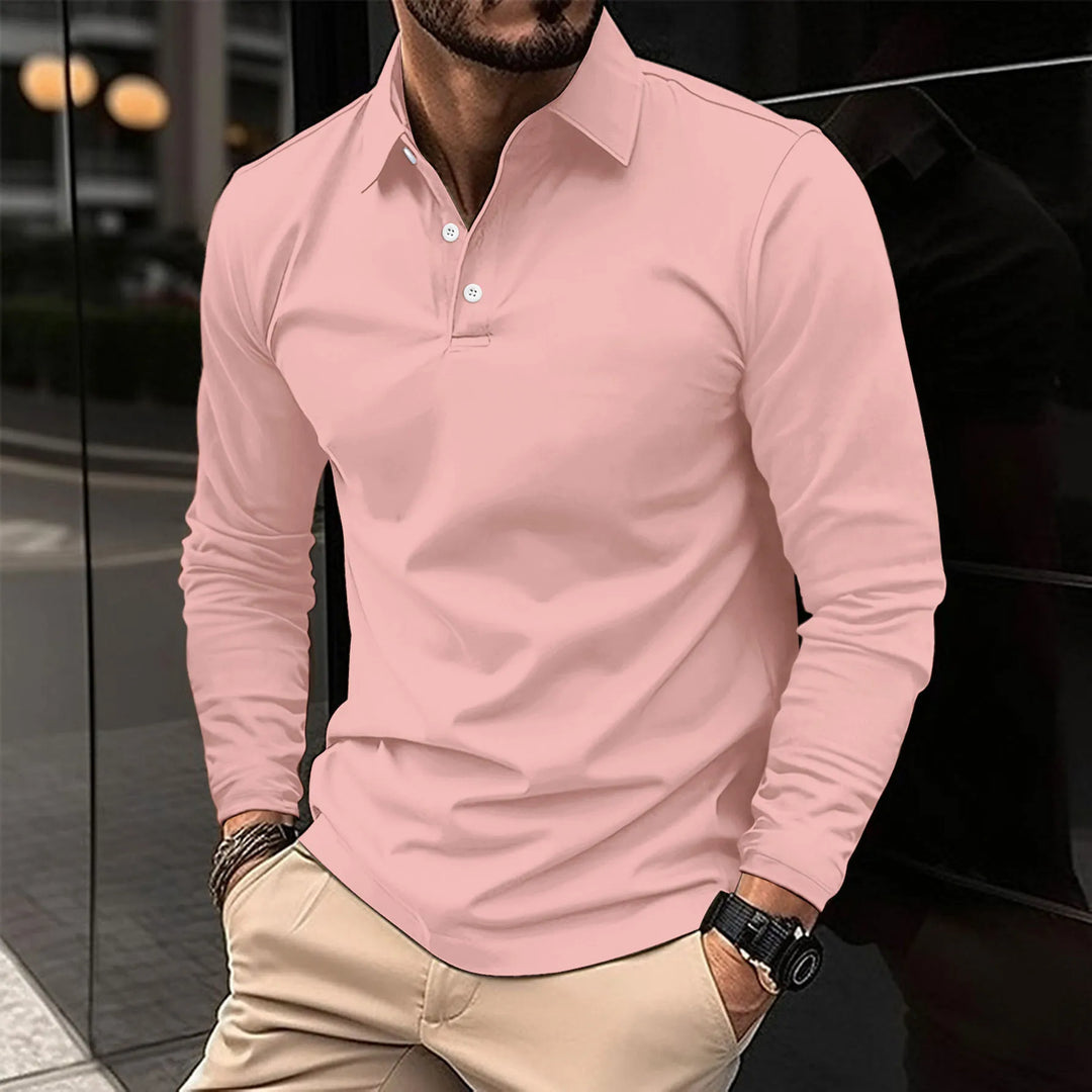 Jayson | Classic long-sleeved polo shirt