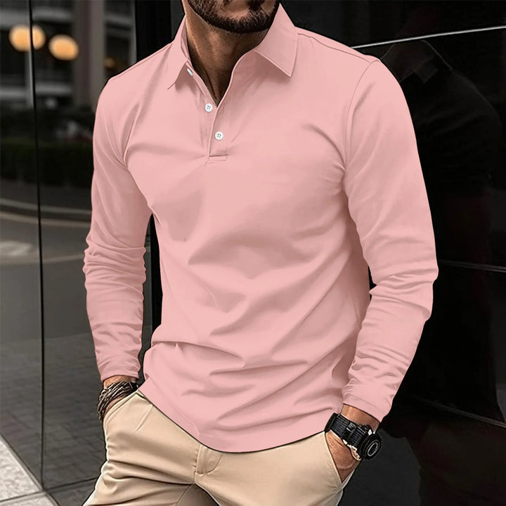 Jayson | Classic long-sleeved polo shirt