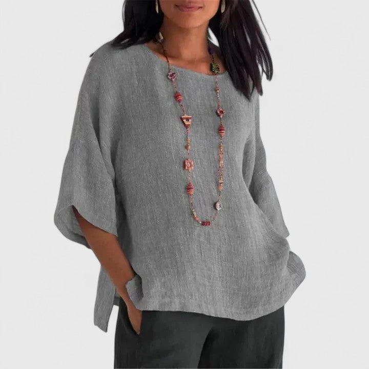 Mireille | Women's Relaxed Blouse With Everyday Elegance