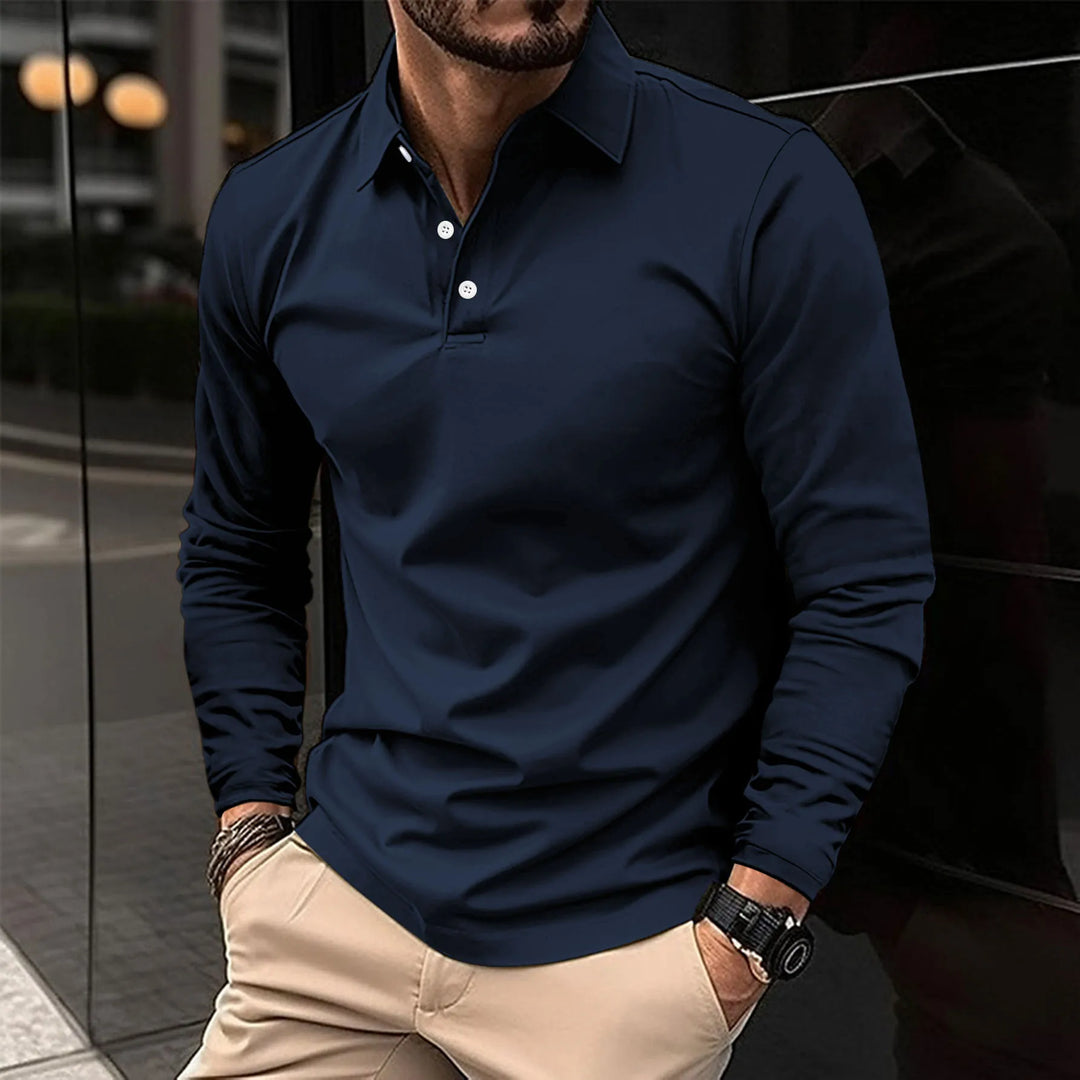 Jayson | Classic long-sleeved polo shirt