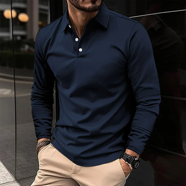 Jayson | Classic long-sleeved polo shirt