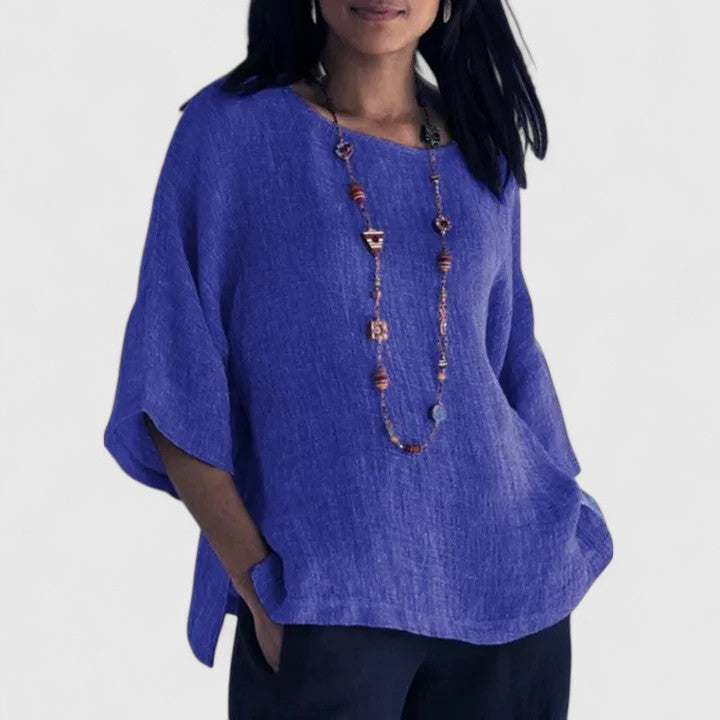 Mireille | Women's Relaxed Blouse With Everyday Elegance