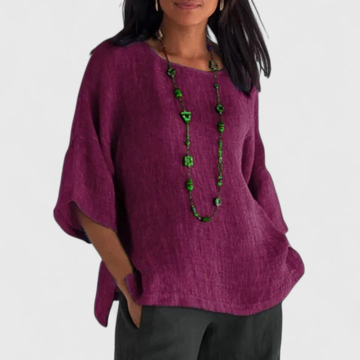 Mireille | Women's Relaxed Blouse With Everyday Elegance
