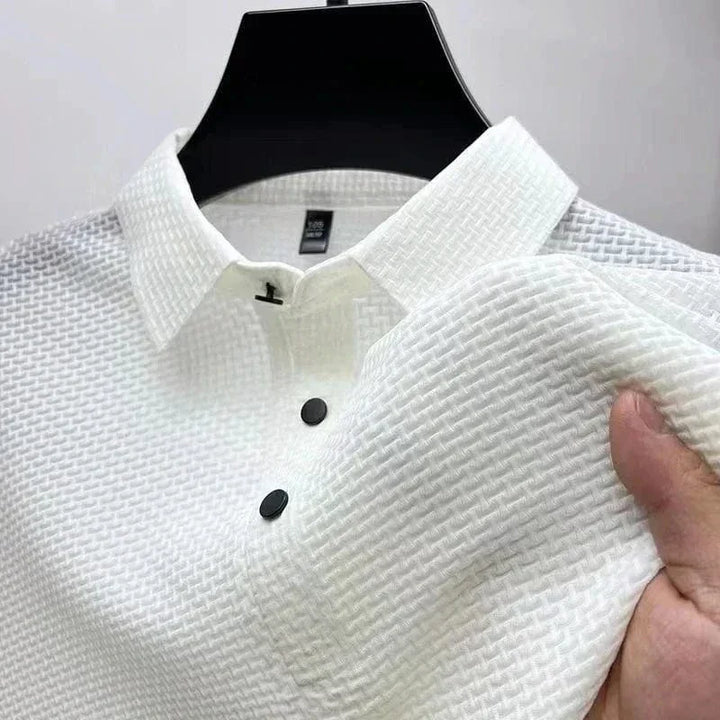 Jeff | Men's Silk Polo Shirt