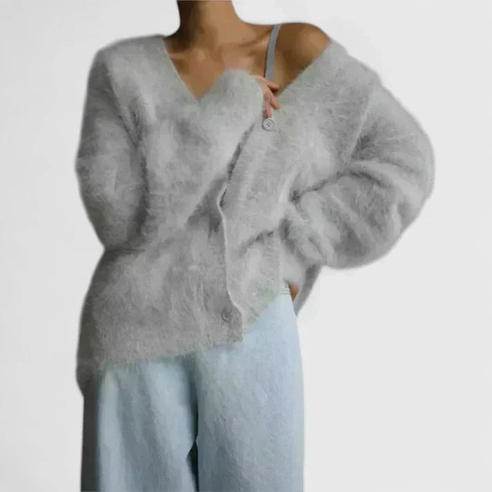 Lucia | Women's Comfort Cashmere Cardigan