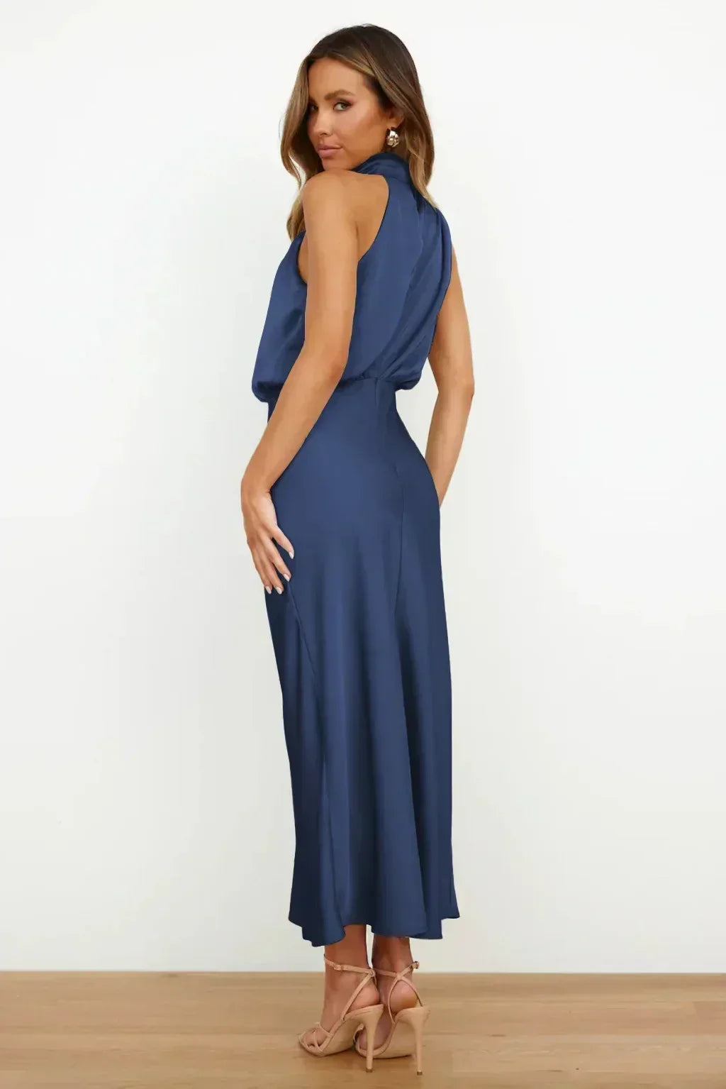 Doris | Women's Chic Halter-Neck Wedding Guest Dress