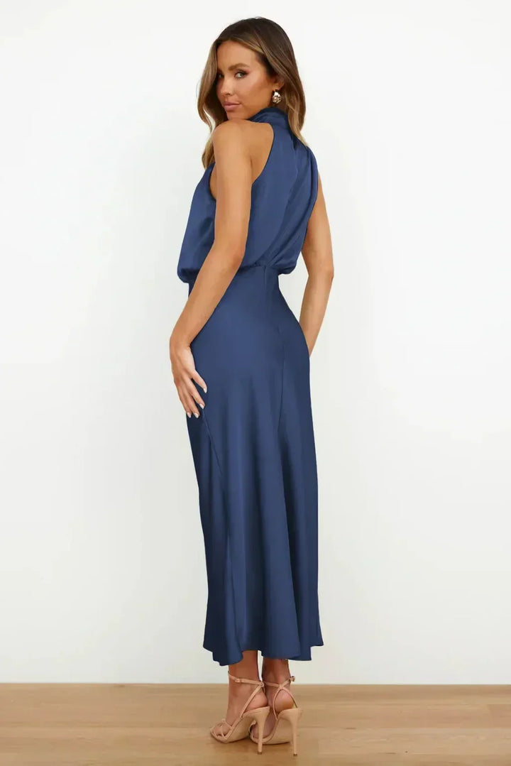 Doris | Women's Chic Halter-Neck Wedding Guest Dress