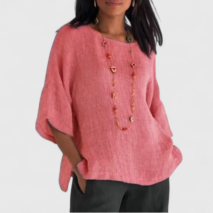 Mireille | Women's Relaxed Blouse With Everyday Elegance