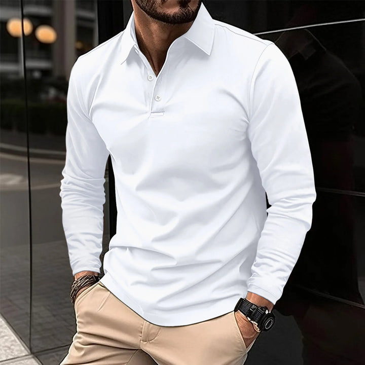 Jayson | Classic long-sleeved polo shirt