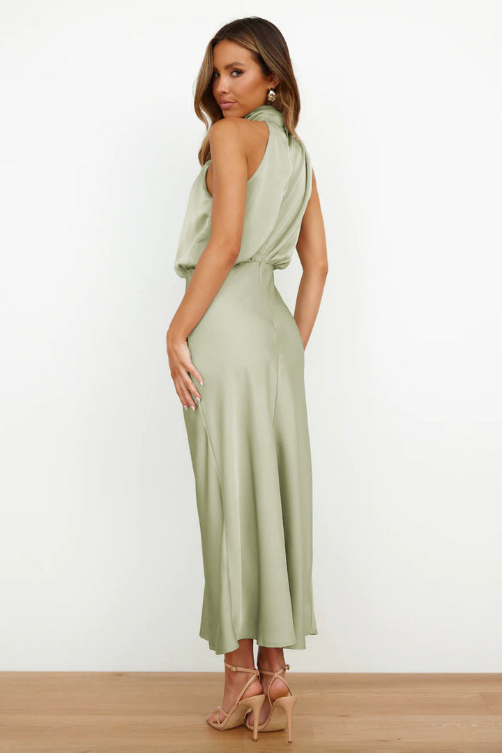 Doris | Women's Chic Halter-Neck Wedding Guest Dress