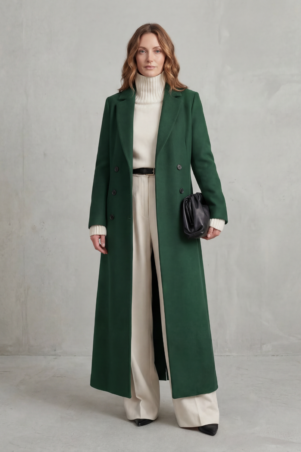 Vivian | Women's Longline Camel Wool Coat