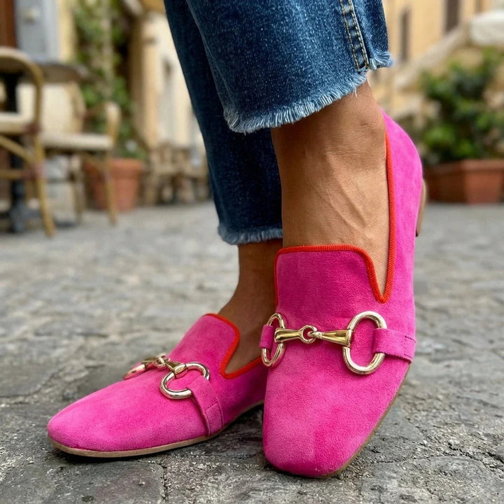 Aleyna | FLUORESCENT LOAFER WITH METAL DETAIL