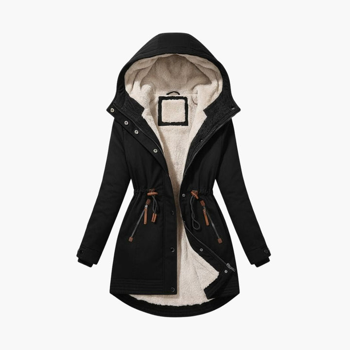 Elaine | Women’s Parka with Lined Hood and Drawstring Waist