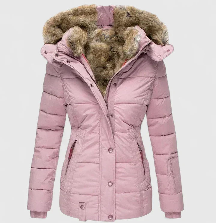 Layla | Women's Cosy Faux Fur Hooded Winter Coat