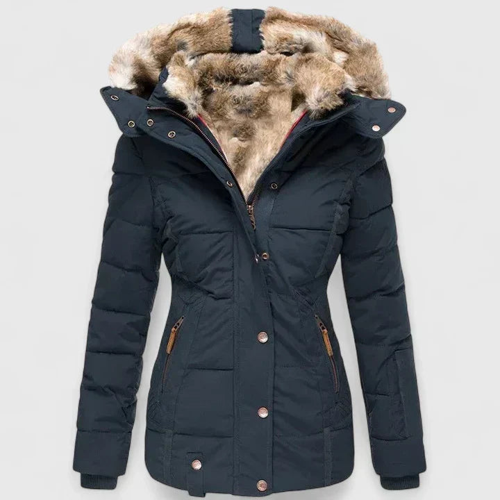 Layla | Women's Cosy Faux Fur Hooded Winter Coat