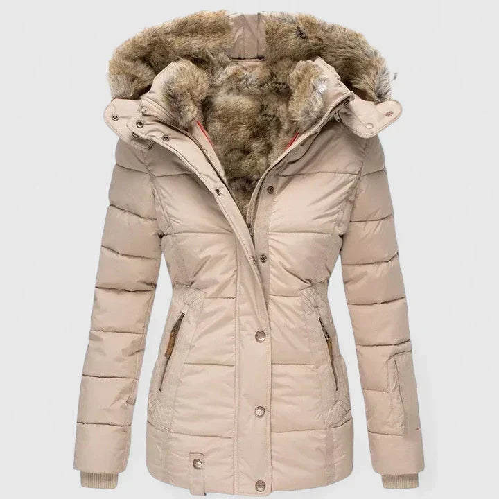Layla | Women's Cosy Faux Fur Hooded Winter Coat