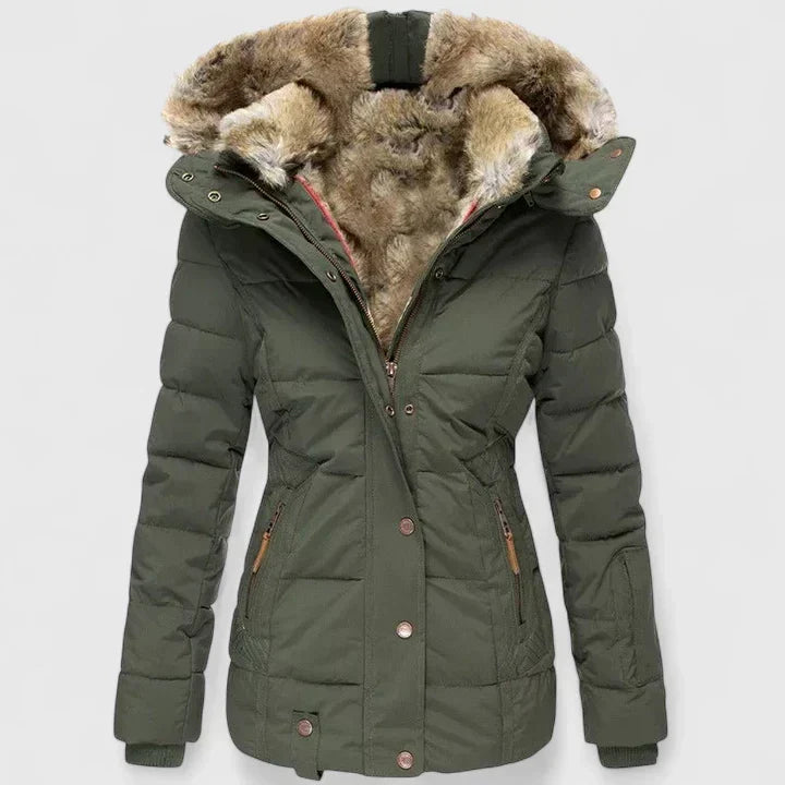 Layla | Women's Cosy Faux Fur Hooded Winter Coat