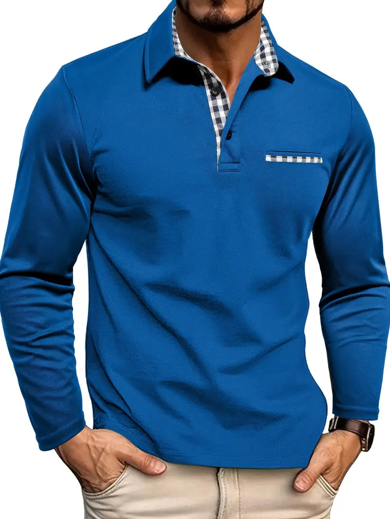 Christian | Men's Winter Long-Sleeved Polo Shirt