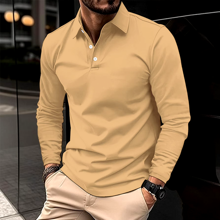 Jayson | Classic long-sleeved polo shirt